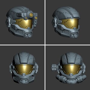 HAZOP Helmet Renders