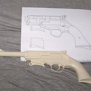 Template for Capt. Malcolm Reynolds' pistol from Firefly