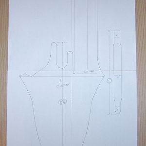 Holster template for Capt. Malcolm Reynolds' pistol from Firefly