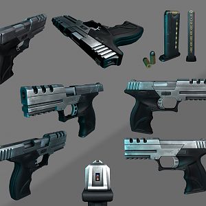 DSOS pistol renders