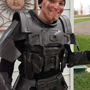 My first attempt at an odst costume