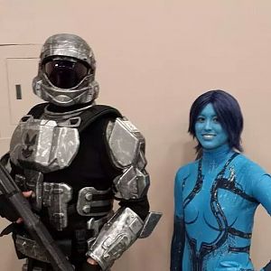 New and improved Cortana at Albuquerque Comic Expo 2014! I found an ODST!