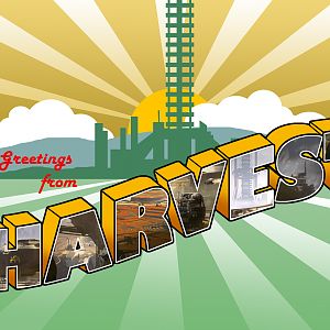 Harvest Postcard Design - Original design for a postcard from the Human colony of Harvest (Pre-Glassing)