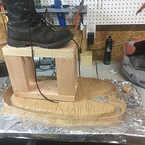 Stilt on Finished Foot #1