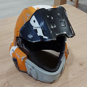 Painted helmet