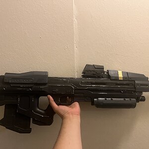 Painted the halo nerf assault rifle