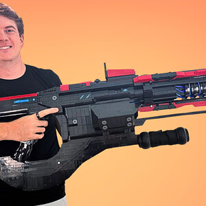 LEGO Shock Rifle Prop (Third Person)