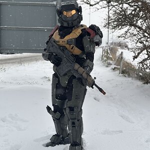 MKV B spartan in the snow