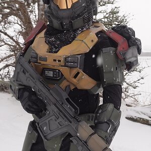 MKV B spartan in the snow