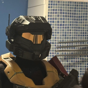 MKV B spartan looking in a mirror